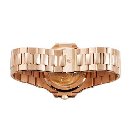 Nautilus Joaillerie 40mm 5723/1R-010 Rose Gold Brown Dial Diamond Bezel