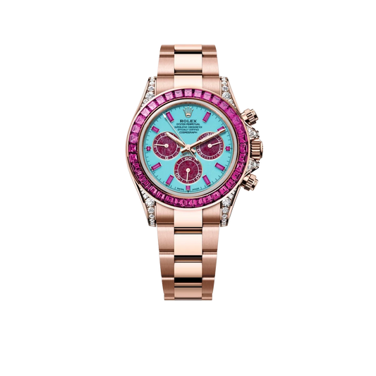 Cosmograph Daytona 'Summer' Everose Gold Pink Sapphires Benzel Ref.126595 SARO