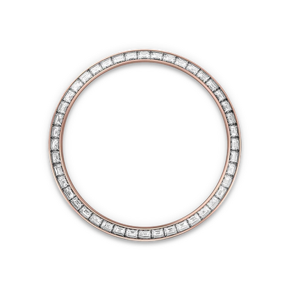 Land-Dweller Oyster 40mm Everosegold & Diamonds Intense White Honeycomb Motif Dial  127385TBR-0003