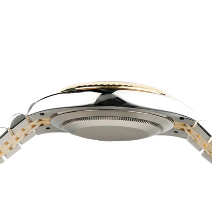 Datejust 41mm Stainless Steel Yellow Gold Black Diamond Dial Jubilee 126333-006