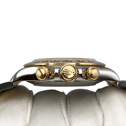 Daytona 40mm Yellow Gold Stainless Steel Mother of Pearl Diamond Dial 116503